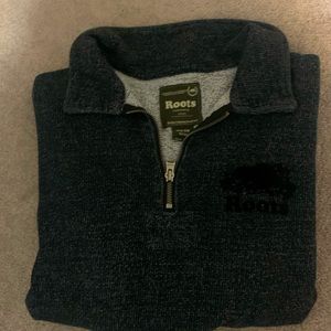 Roots men quarter zip - size xs